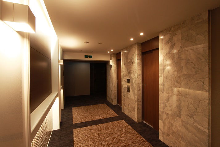 エレベーターホールの写真
