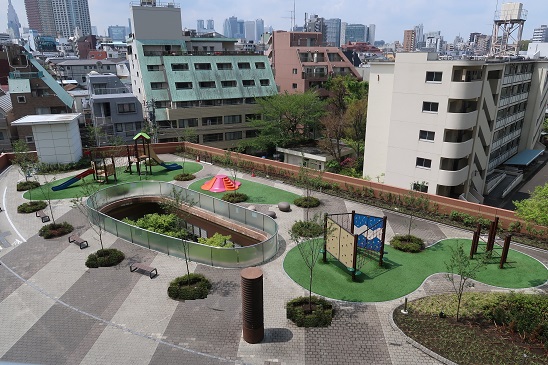 遊具エリアの写真